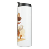 カウボーイコルギ – 西ロデオ犬 タンブラー (回転右)