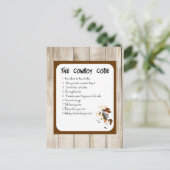 カウボーイコード ポストカード (スタンド正面)