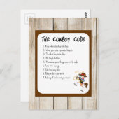 カウボーイコード ポストカード (正面/裏面)