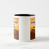 カウボーイコーヒーマグ | Western Coffee Mug | ツートーンマグカップ (中央)