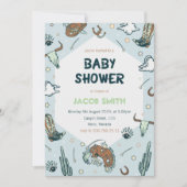 カウボーイサウスウエスベビーシャワー招待状 招待状 (正面)