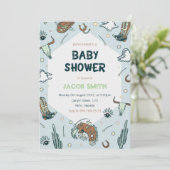 カウボーイサウスウエスベビーシャワー招待状 招待状 (スタンド正面)