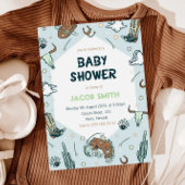 カウボーイサウスウエスベビーシャワー招待状 招待状