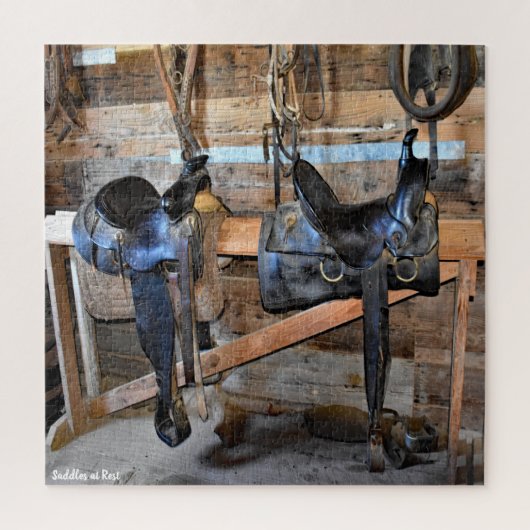カウボーイサドル ジグソーパズル (縦)