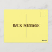 カウボーイサボスハウディ ポストカード (裏面)