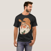 カウボーイサンタクロース西部 Tシャツ (正面フル)