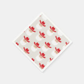 カウボーイサンタクロース ウェスタンクリスマス スタンダードカクテルナプキン (角)