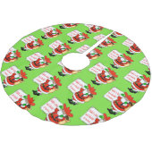 カウボーイサンタマキンのリスト ブラッシュドポリエステルツリースカート (アングル)