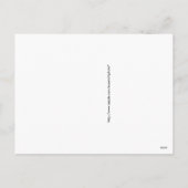 カウボーイサンタ – 干しバレス付きワゴン シーズンポストカード (裏面)