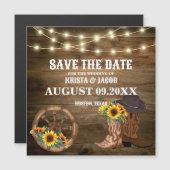 カウボーイサンフラワーウェスタンウェディングデートを除く (正面/裏面)