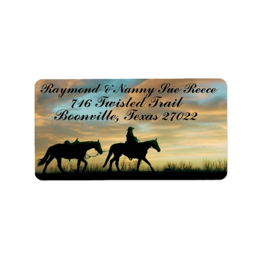 カウボーイサンライズ ラベル (正面)