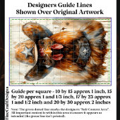 カウボーイシェリフルースターIn Hat & Star DD8 Decopage 薄葉紙