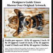 カウボーイシェリフSchnauzer Dog In Hat DD7 Decopage 薄葉紙