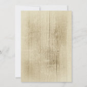 カウボーイシューズウェスタンブライダルシャワー招待状 招待状 (裏面)