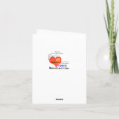 カウボーイシルエットグリーティングカード カード (裏面)