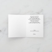 カウボーイシルエットグリーティングカード カード (内部)