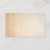 カウボーイシルエットホース用品トレーニングボード 名刺 (裏面)