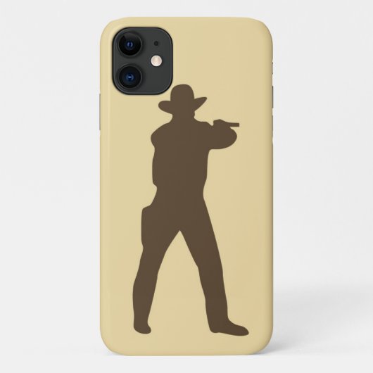 カウボーイシルエット Case-Mate iPhoneケース (裏面)