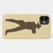 カウボーイシルエット Case-Mate iPhoneケース (裏面(横))