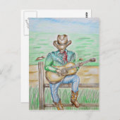 カウボーイシンガー ポストカード (正面/裏面)