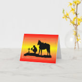 カウボーイシンパカード カード (黄色い花)