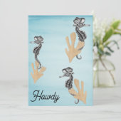 カウボーイシーホースプールパーティー 招待状 (スタンド正面)