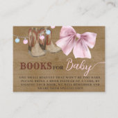 カウボーイジェンダーはベビーカードの本を明らかにする。 エンクロージャーカード (正面)