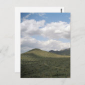 カウボーイスカイラインアリゾナ砂漠フォトポストカード ポストカード (正面/裏面)