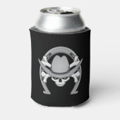 カウボーイスカル蹄鉄 缶クーラー (缶裏面)