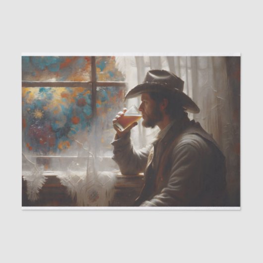 カウボーイスキーの窓の切り離し 薄葉紙 (正面)