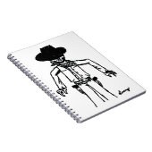 カウボーイスケッチノートブック ノートブック (右側)