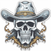 カウボーイスケルトン シール (正面)