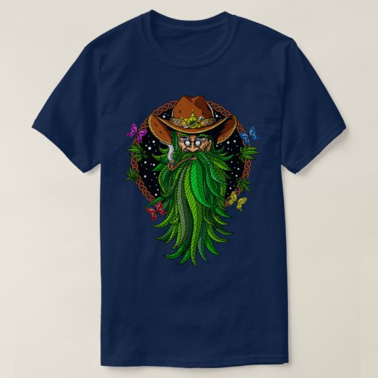 カウボーイストナー喫煙雑草 Tシャツ (デザイン正面)