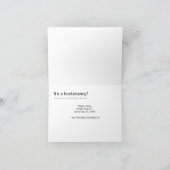 カウボーイスノーマンと馬のクリスマス シーズンカード (内部)