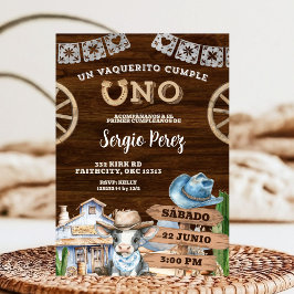 カウボーイスペインのファースト・ロデオ 招待状