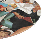 カウボーイスリープイン美しいサロン カッティングボード (角)