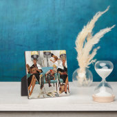 カウボーイスリープイン美しいサロン フォトプラーク (インサイチュ)