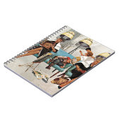 カウボーイスリープ美しいサロン ノートブック (左側)