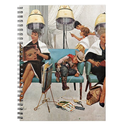 カウボーイスリープ美しいサロン ノートブック (正面)