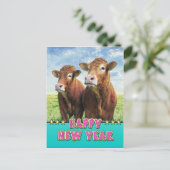 カウボーイズと一緒に新年を祝おう シーズンポストカード (スタンド正面)