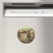 カウボーイズと牛 マグネット (インサイチュ (食洗機))