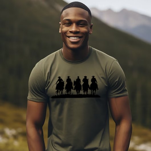 カウボーイズのライン背面 Tシャツ