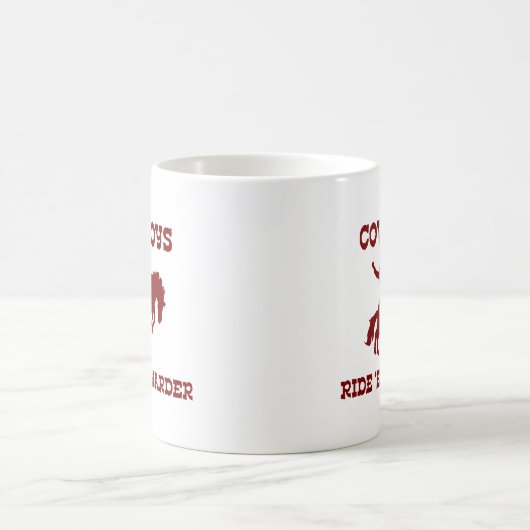 カウボーイズの車に乗り込む コーヒーマグカップ (中央)