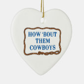 カウボーイズはどうだ セラミックオーナメント (右)