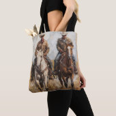 カウボーイズオンウマ トートバッグ (クローズアップ)