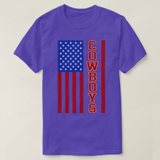 カウボーイズサッカー Tシャツ (デザイン正面)
