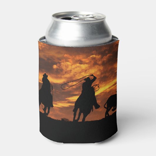 カウボーイズローピングステアカントリーウェスタン 缶クーラー (缶正面)