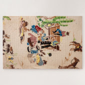 カウボーイズヴィンテージ壁紙 – Wild West - 1014ピース ジグソーパズル (横)