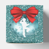 カウボーイズ女性のカーボーイがブルーギフト/お気に入りボックスでローピング フェイバーボックス (上部)