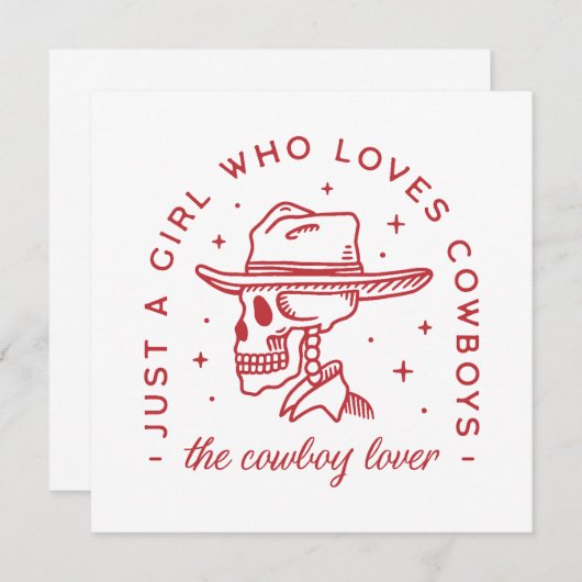 カウボーイズ愛好家女性のカーボーイ美学 (正面/裏面)